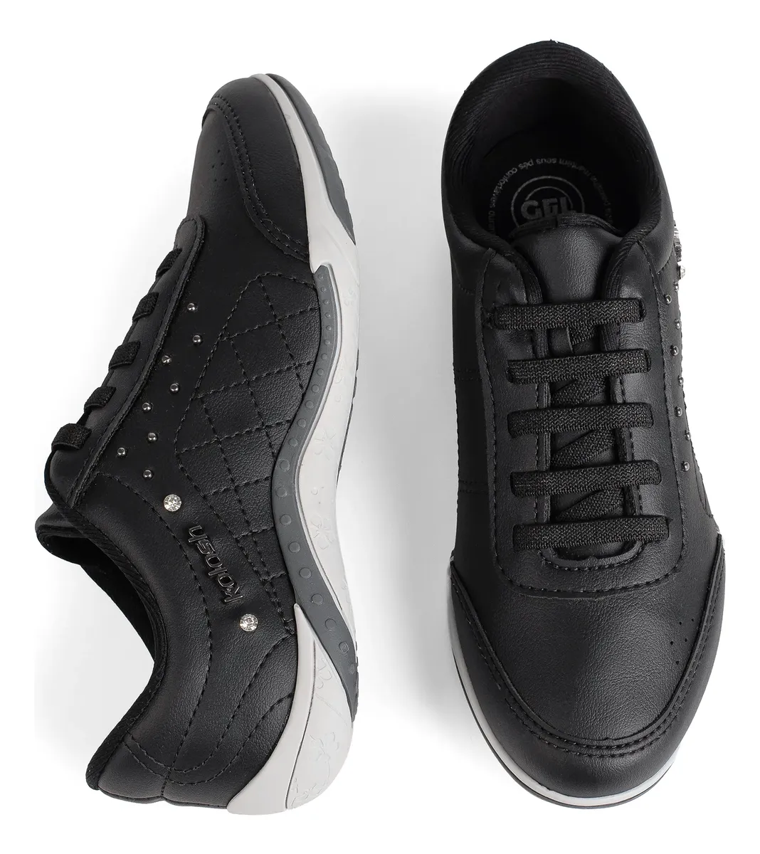 Tênis Kolosh Feminino Casual Conforto Elástico Palmilha Gel