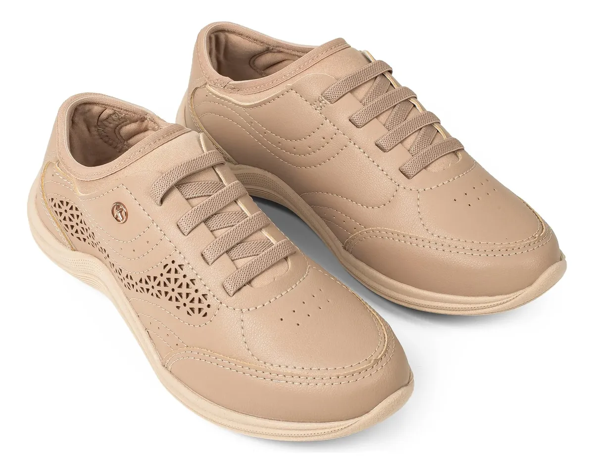 Tênis Kolosh Feminino Casual De Calce Fácil Elastico