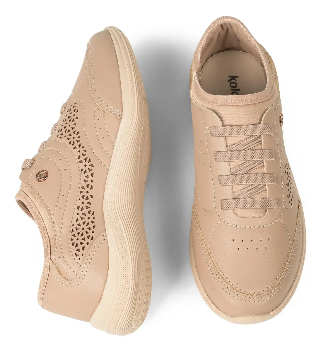 Tênis Kolosh Feminino Casual De Calce Fácil Elastico